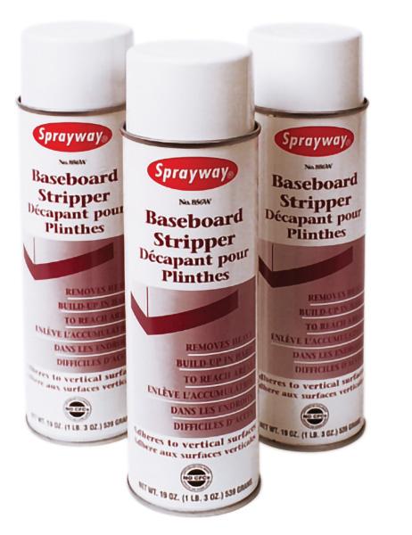 SPRAYWAY BASEBOARD CLEANER & STRIPPER - 539g, (12/case) - F5009